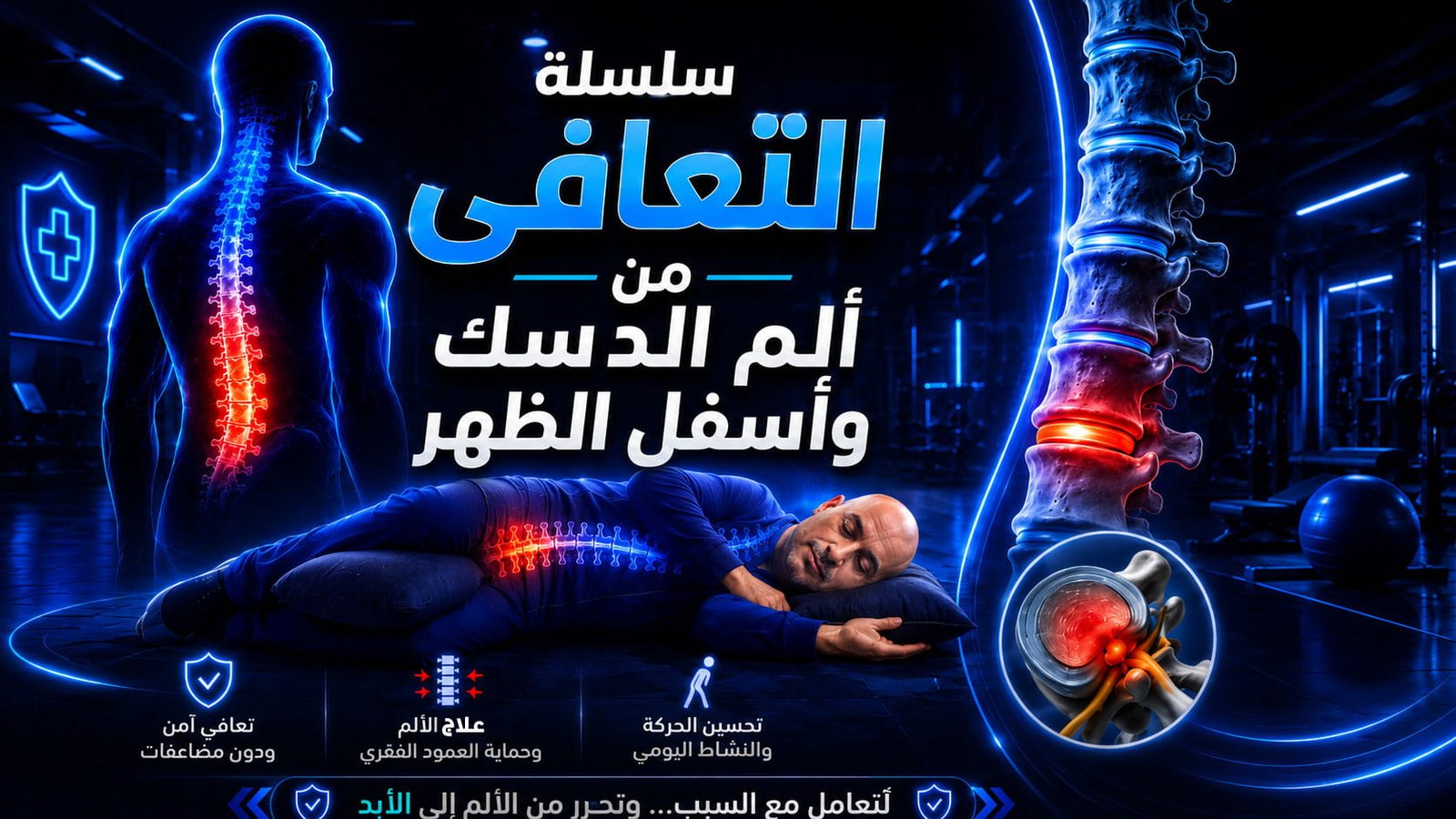 برنامج التعافي من ألم الدسك و أسفل الظهر